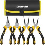 4-Piece Snap Ring Pliers Set - 7-In