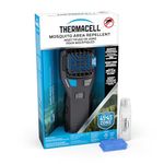 Thermacell MR450 Armored Portable Mosquito Repeller; Features ZoneCheck, Quiet Ignition and Rubber Grip; Provides 15-Foot Zone of Mosquito Repellent; Runs on Long-Lasting Refills; No Spray, No Scent, Grey, 3"x 4 1/4 (MR450XA)