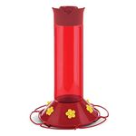 Perky-Pet 409 Hummer's Favorite Hummingbird Feeder, 30-Ounce,Red