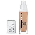 Maybelline New York Super Stay Active Wear, waterproof foundation with high coverage, long-lasting facial make-up, colour: No. 30 Sand (Light), 1 x 30 ml