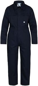 Blue Castle 333/NV-34 34-Inch Tearaway Junior Coverall Boilersuit - Blue, 13 Age