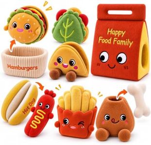 SAIMAND Baby Sensory Toys, Montessori Toys for 1 Year Old Plush Food Gifts