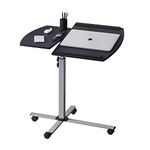 Techni Mobili Height Adjustable Laptop Cart, Graphite