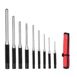 Magiin 9Pcs Roll Pin Punch Set with Storage Pouch, Hand Pin Removal Tool for Automotive/Jewelry/Watches Repair