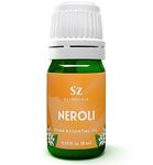 Sz Essentials - Neroli Essential Oil 100% Pure, Undiluted Oil - Extracted from The Bitter Orange Tree Blossoms - Rich & Floral Scent, with Citrusy Overtones - Therapeutic Grade & Vegan - 5ml (0.17 fl oz)