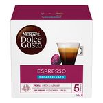 Nescafé Dolce Gusto Espresso Decaffeinato, Pack of 6, 6 x 16 Capsules