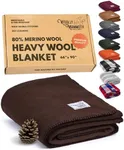 Woolly Mammoth Merino Wool Blanket 
