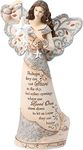 Pavilion Gift Company Elements 9-Inch Sympathy Angel Holding Star, Stars in The Sky