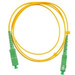 Eardion Fiber Cable, SC/APC-SC/APC Fiber Jumper Singlemode Simplex - SC to SC 9/125 Fiber Optic Patch Cable - Fiber Optic Internet Cable (5M)