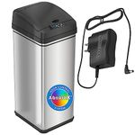 Touchless Trash Can With Ac Adapter