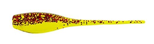 Bobby Garland Crappie Baits Baby Shad Chartreuse Red Glitter 2"""