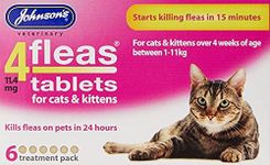 Johnsons 4Fleas Tablets for Cats an