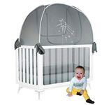 Aussie Cot Net - Baby Crib Tent to Keep Baby from Climbing Out - Toddler Proof Crib Netting Mosquito Net