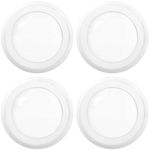 Sunco Lighting 4 Pack 5/6 LED Disk Lights Flush Mount Ceiling Light Fixture Recessed 5000K Daylight, 15W, 1050LM, Dimmable Low Profile Surface Mount ETL & Energy Star Listed