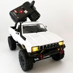 WPL C24-1 RC Rock Crawler 4x4 RC Truck Off Road 1/16 RC Crawler, Remote Control Truck Pickup RTR All Terrain 2.4 GHz with Proportional Throttle Steering Independent Suspension for Adults