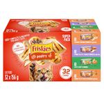 Friskies Poultry Wet Cat Food, Variety Pack 4 Flavours - 156 g Can (32 Pack)