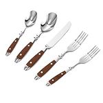 QUEARI Retro 20-Piece Silverware Se