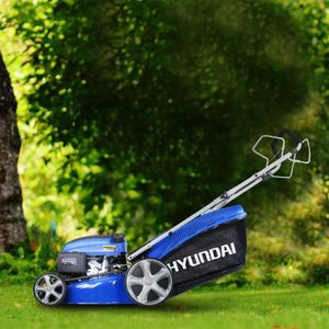 Hyundai 46cm Petrol Lawnmower – Push Mower for Medium Lawns
