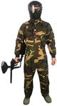 Maddog Tactical Paintball Rip Stop Coverall Jumpsuit - Woodland Camo - Medium