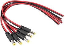 sourcing map 5Pcs DC Power Pigtail 