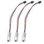 AZDelivery 3 x LED interior lighting ambient lighting decorative 1,8W DC 12V interior lighting with optical fiber for DIY room lighting and DIY projects Blue