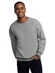 Fruit of the Loom Men's Eversoft Fleece Sweatshirts & Hoodies, Sweatshirt-Grey Heather, Medium