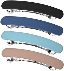 FSMILING 4PCS Grosse Barette Cheveux Femme Barettes Cheveux Barrettes Femme Barrette Pour Cheveux Epais Fins