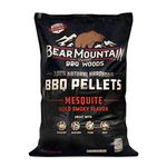 Bear Mountain BBQ 100% All-Natural Hardwood Pellets - Mesquite (20 lb. Bag) Perfect for Pellet Smokers, or Any Outdoor Grill | Rich, Smoky Wood-Fired Flavor