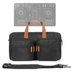 ZORBES® Protector Bag Storage Case, Carry Bag for Pioneer DJ DDJ-FLX4/DDJ-REV1 Travel Carrying Case Hand Bag for Pioneer DJ DDJ-FLX4/DDJ-REV1 Numark Mixtrack Platinum FX with Detachable Shoulder Strap