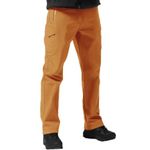 FREE SOLDIER Men's Outdoor Softshell Fleece Lined Cargo Pants Snow Ski Hiking Pants with Belt(Orange 34W x 32L)