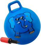 WALIKI Toys Hopper Ball Jumping Hopping | Kangaroo Hop Ball | for Kids Ages 3-6 Pump Included, 18 inches, Blue, Blue 45 CM