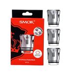 SMOK V12 Prince Triple Mesh 3 Coils 0.15 ohm: Intense Flavor and Massive Clouds for Ultimate Vaping Satisfaction (Pack of 3) Works With X-Priv Kit, Stick P-25 Kit, TFV12 P-Tank No Nicotine