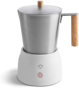 SPRINGLANE Elektrischer Milchaufschäumer Mia, Edelstahl, 600 W, 250 ml, 2 Einsätze, 4 Programme für kalten oder heißen Milchschaum, Überhitzungsschutz, Spülmaschinengeeignet