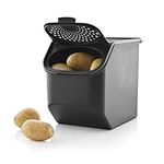 Tupperware PotatoSmart 5.5L Storage Container Black - Specially Designed Air Vents Keep Food Fresher for Longer - Space Saving Design - Stores Up To 5kg of Potatoes - Stackable Design - BPA Free