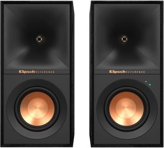 Klipsch R-40PM Powered Speakers – Bluetooth Bookshelf Stereo Pair