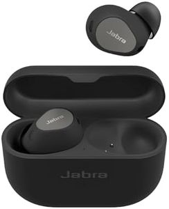 Jabra Elite 10 Wireless in-Ear Bluetooth Earbuds Advanced Active Noise Cancellation, 6 Built-in Microphones and Dolby Atmos Sound - Titanium Black