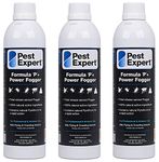 Cluster Fly Killer XL Power Fogger 3 x 530ml- Formula 'P+' Fly Fumigator from Pest Expert (HSE approved and tested – professional strength product)