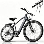 Electric Bikes for Adults, 26" Electric Mountain Bike with 36V 10.4AH Battery, 65Nm 250W Motor, LCD Display, 3 Riding Mode, E-Bike with 7 Speed Gear, Mileage up to 50-60KM, Disc Brake, Max Load 150kg