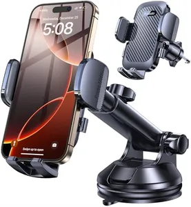 Romuto Phone Holders for Your Car Phone Holder Mount【Super Suction】Cell Phone Mount for Car Accessories for Women Men Dashboard/Windshield/Vent Truck Stand Wall Mounts for iPhone 17 Pro Max 16 Samsung
