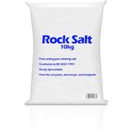 10kg Bag of Grit Rock Salt Deicing | White Grit Rock Salt for Weeds De-Icing Salt Grit for Paths, Driveways & Roads of Snow & Ice