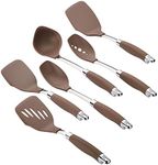 Anolon 6 Piece SureGrip Nylon Nonstick Utensil Set, Bronze