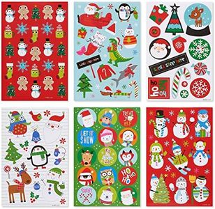 American Greetings Bulk Christmas Stickers for Kids, Classic Holiday Characters (398-Count)