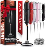 Zulay Double Whisk Milk Frother Han