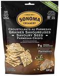 Sonoma Creamery, Savory Seed Cheese Crisps, 12 Count of 50g