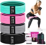 4 Fabric Booty Exercise Bands for W