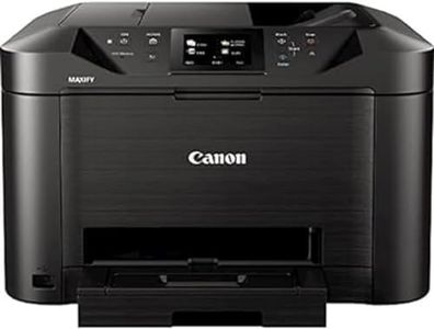 Canon Maxify MB5150 Impresora Compacta Multifunción 4 en 1, Sistema de Inyección de Tinta, WiFi, Pantalla LCD Táctil, ADF de 50 Hojas, Impresión de Alta Velocidad, Capacidad 300 Hojas, Negro