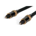 StarTech.com 20 ft. (6.1 m) Digital Optical Audio Cable - Toslink Digital Optical SPDIF - Premium - Male/Male - Optical Audio Cable (TOSLINK20)