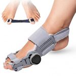 DOCAT Bunion thumb Corrector for Men & Women with Adjustable Pressure Knob | Orthopedic Toe Straightener Splint with Soft Gel Cushion | Pain Relief & Toe Alignment Support | Universal Fit for Left & Right Foot with Free Exerciser