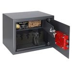 Brihard Safe XL - Money Safe, Ammo Safe Boxes for Home, Key Lock Safes for Home 30x38x30cm - Extra Large Safe 30L Capacity - Safe Box Jewelry Gun Cash safe