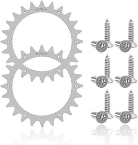 Stainless Steel Robotic Lawnmower Spikes for Worx Landroid S/M Traction Improvement, Wheel Size 205 mm 12 x Stainless Steel Screws Spikes